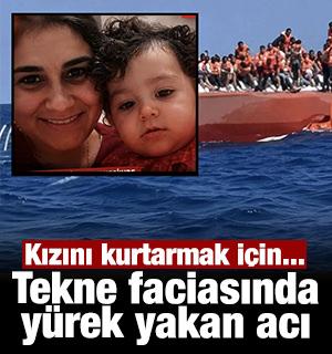 Girne'deki tekne faciasında y&uuml;rek yakan acı: Kızını kurtarmak i&ccedil;in...