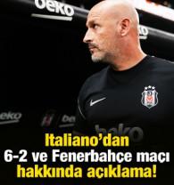 Italiano'dan 6-2 ve Fenerbah&ccedil;e s&ouml;zleri!