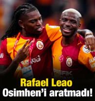 Rafael Leao Victor Osimhen'i aratmadı!