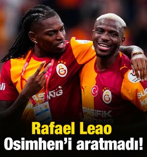 Rafael Leao Victor Osimhen'i aratmadı!