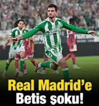 Real Madrid'e, Betis şoku!