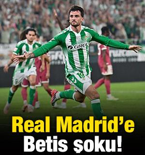 Real Madrid'e, Betis şoku!