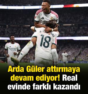 Arda G&uuml;ler attırmaya devam ediyor! Madrid evinde farklı kazandı