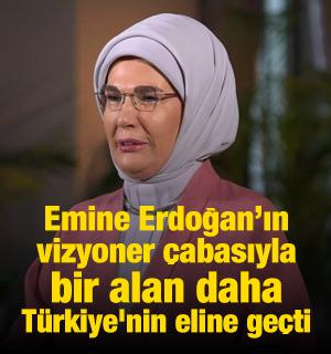 Bir alan daha T&uuml;rkiye'nin eline ge&ccedil;ti