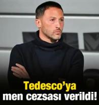 Domenico Tedesco'ya ceza!