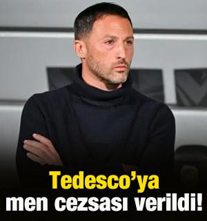 Domenico Tedesco'ya ceza!