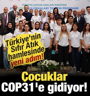 Emine Erdoğan'ın sıfır atık vizyonuyla &ccedil;ocuklar COP31 yolunda