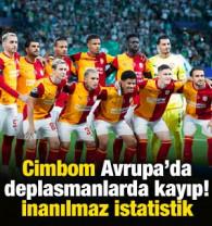Cimbom Avrupa deplasmanlarında kayıp!