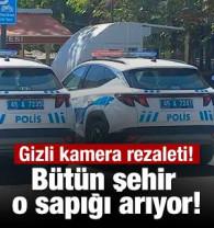 Gizli kamera rezaleti! B&uuml;t&uuml;n şehir o sapığı arıyor!
