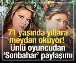 &Uuml;nl&uuml; oyuncudan sonbahar paylaşımı