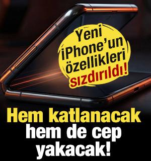 Fiyatı cep yakacak! Katlanabilir iPhone'un &ouml;zellikleri sızdırıldı!