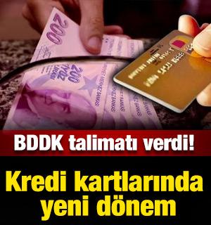 Kredi kartlarında yeni d&ouml;nem: BDDK talimatı verdi!