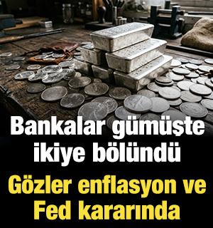 K&uuml;resel bankalar g&uuml;m&uuml;şte ikiye b&ouml;l&uuml;nd&uuml;: G&ouml;zler enflasyon verileri ve Fed kararında