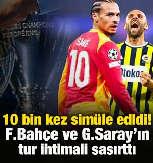 Şampiyonlar Ligi 10 bin kez sim&uuml;le edildi! F.Bah&ccedil;e ve G.Saray&rsquo;ın tur ihtimali şaşırttı