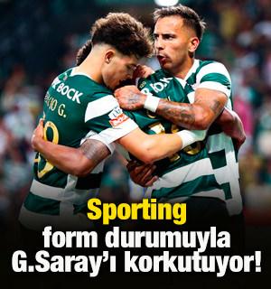 Sporting'in form grafiği Galatasaray'ı korkutuyor!