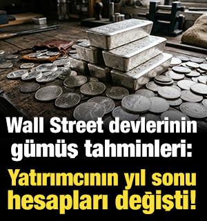 Wall Street devlerinin g&uuml;m&uuml;ş tahminleri: Yatırımcının yıl sonu hesapları değişti!