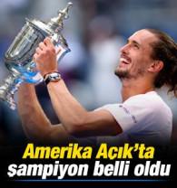 Amerika A&ccedil;ık tek erkeklerde şampiyon belli oldu
