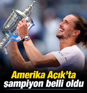 Amerika A&ccedil;ık tek erkeklerde şampiyon belli oldu