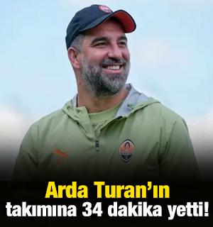 Arda Turan'ın takımı 34 dakikada fişi &ccedil;ekti!
