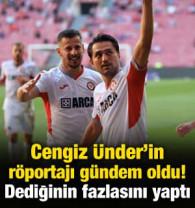 Cengiz &Uuml;nder'in r&ouml;portajı g&uuml;ndem oldu! Dediğinin fazlasını yaptı