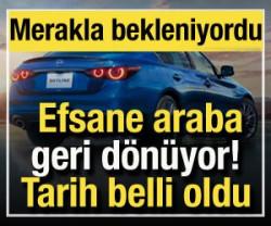 Efsane araba geri d&ouml;n&uuml;yor: Nefesler tutuldu! Herkes onu bekliyordu