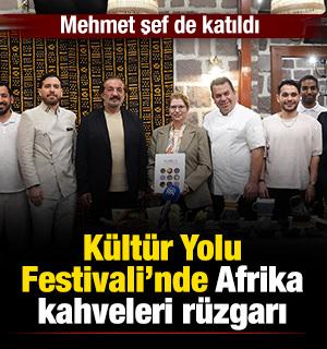 K&uuml;lt&uuml;r Yolu Festivali'nde Afrika kahveleri r&uuml;zgarı