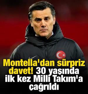Montella'dan s&uuml;rpriz davet! 30 yaşında ilk kez Milli Takım'a &ccedil;ağrıldı