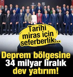 Tarihi miras i&ccedil;in seferberlik! Deprem b&ouml;lgesine 34 milyar liralık dev yatırım...