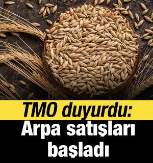 TMO duyurdu: Arpa satışları başladı! 