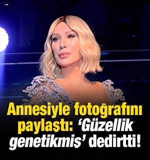 Annesini paylaştı