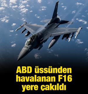 Almanya'da F16 d&uuml;şt&uuml;