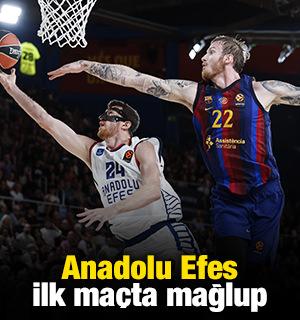 Anadolu Efes, EuroLeagu'in ilk haftasında mağlup