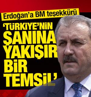 Destici&rsquo;den Erdoğan&rsquo;a BM teşekk&uuml;r&uuml;: T&uuml;rkiye'nin şanına yakışır bir temsil