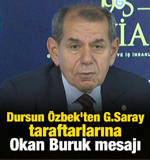 Dursun &Ouml;zbek'ten Galatasaray taraftarlarına Okan Buruk mesajı