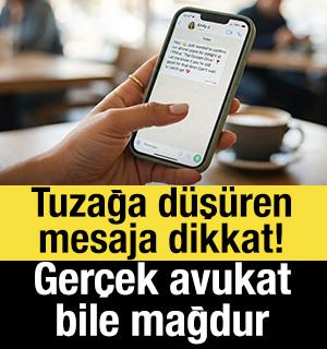 Ger&ccedil;ek avukatın kimliğini kullandılar! Bir g&uuml;nde 1 milyon TL'lik vurgun: Bu mesaja dikkat!