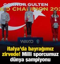 İtalya'da bayrağımız zirvede! Milli sporcumuz d&uuml;nya şampiyonu