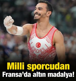 Milli sporcudan Fransa'da altın madalya!
