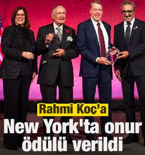 Rahmi Ko&ccedil;'a New York'ta onur &ouml;d&uuml;l&uuml; verildi