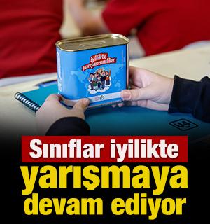 Sınıflar iyilikte yarışmaya devam ediyor