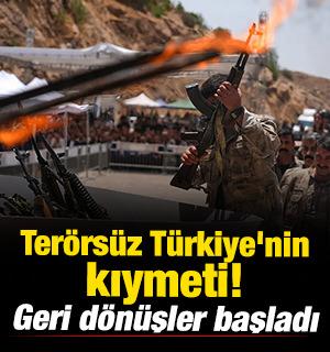 Ter&ouml;rs&uuml;z T&uuml;rkiye'nin kıymeti