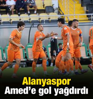 Alanyaspor Amed'e gol yağdırdı!
