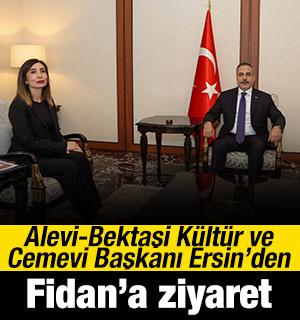 Alevi-Bektaşi K&uuml;lt&uuml;r ve Cemevi Başkanı Ersin&rsquo;den, Dışişleri Bakanı Fidan&rsquo;a ziyaret