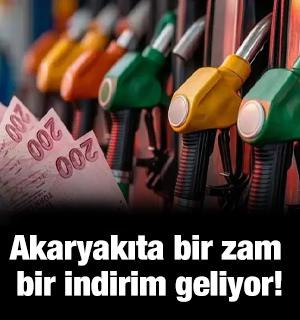 Ara&ccedil; sahipleri dikkat! Akaryakıta bir zam, bir indirim geliyor!