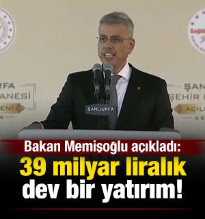 Bakan Memişoğlu Şanlıurfa Şehir Hastanesinin a&ccedil;ılışında konuştu:  Rekor d&uuml;zeye &ccedil;ıktı