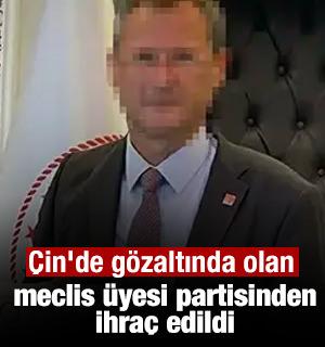 &Ccedil;in'de g&ouml;zaltında bulunan meclis &uuml;yesi partisinden ihra&ccedil; edildi