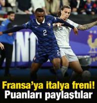 Fransa'ya İtalya freni! Puanları paylaştılar