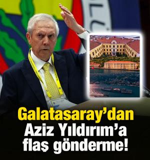 Galatasaray'dan Aziz Yıldırım'a flaş g&ouml;nderme!