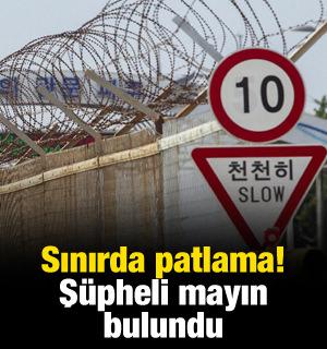 Kuzey Kore-G&uuml;ney Kore sınırında patlama: Ş&uuml;pheli mayın bulundu