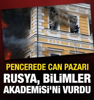 Pencerede can pazarı! Rusya, Bilimler Akademisi'ni vurdu: 1 &ouml;l&uuml;, 4 yaralı