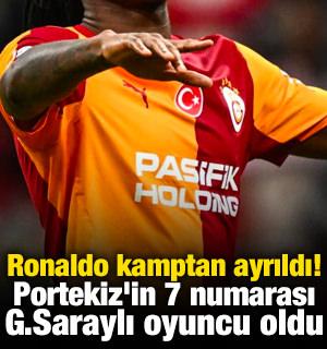 Ronaldo kamptan ayrıldı! Portekiz'in 7 numarası G.Saraylı oyuncu oldu